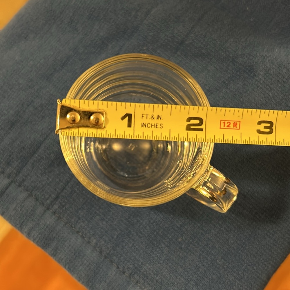 Nespresso Vertuo Glass Espresso Cup 2.5” Tall and Saucer 4.5” Diameter - Picture 9 of 14